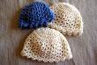 Premature Baby Hats in three sizes