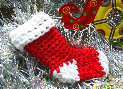 Crochet Christmas stocking