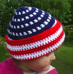 Crochet toddler's hat (and real toddler)